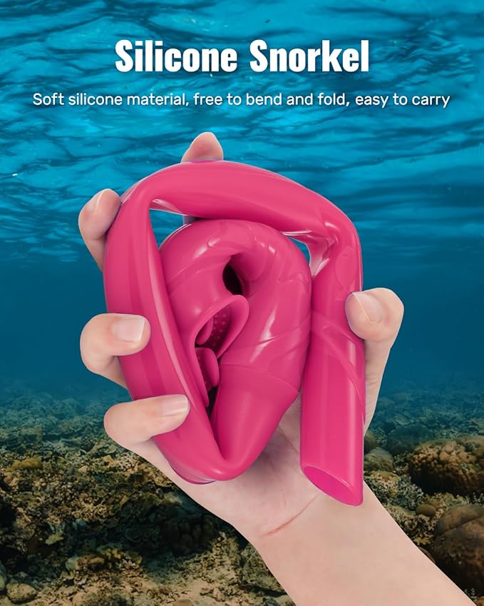 W WSTOO Adults Diving Snorkel Breathing Tube Silicone Flexible Foldable Snorkel Anti-Drop for Freediving Swim Training,Diving and Scuba Diving,Easy to Carry for Travel-StrideForce Fitness
