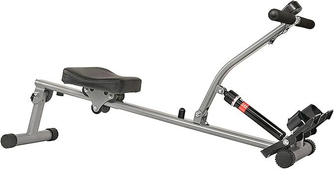 Sunny Health & Fitness Compact Adjustable Rowing Machine with 12 Levels of Resistance for Complete Body Workouts and Optional Free SunnyFit App Enhanced Connectivity-StrideForce Fitness