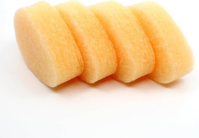 Earth & I - for Sensitive Skin - Gentle Face Exfoliator Puffs, Facial Scrubber for Women, Facial sponges for Washing face Dermatology exfoliating Pads, buf puf Facial Sponge face scrubbers -12ct