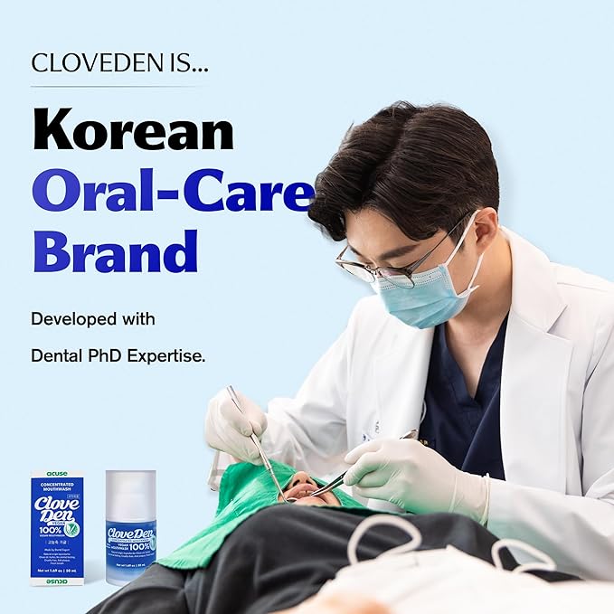 Vegan Alcohol-Free Mouthwash for Bad Breath Treatment for Adults – Concentrated Botanical Oral Rinse with Clove & Tea Tree Oil, 200+ Uses, Mint Herbal Blend, 1.69 fl oz