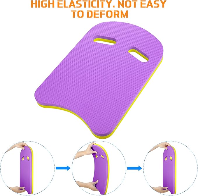 Kickboard Swimming Training Kick Board U Design Summer Aid Float Equipment EVA Foam with Integrated Hole Handle for Water Pool Accessories-StrideForce Fitness
