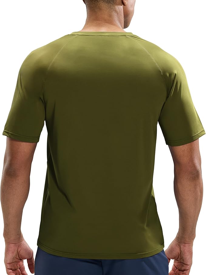 MIER Men's Dry Fit Workout T-Shirts Athletic Running Tee Short Sleeve Crew Neck Gym Tops, Polyester, Moisture Wicking-StrideForce Fitness