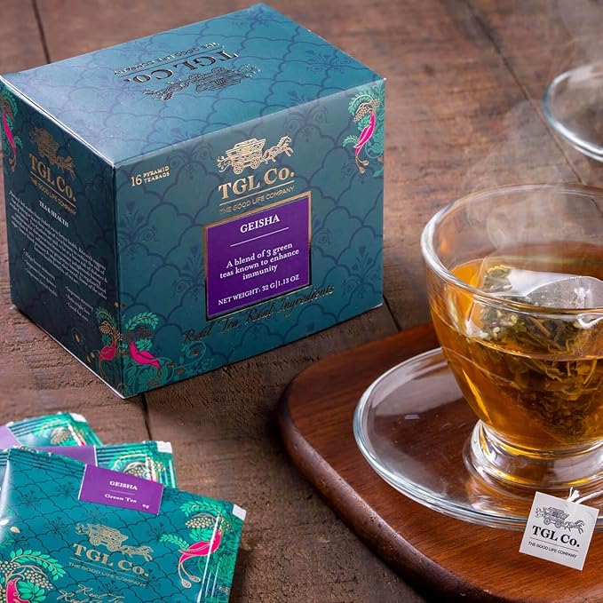 TGL Co. Green Tea | Sip it Hot or Iced | Soothes Digestion, Cleansing & Refreshing (Geisha tea)-StrideForce Fitness