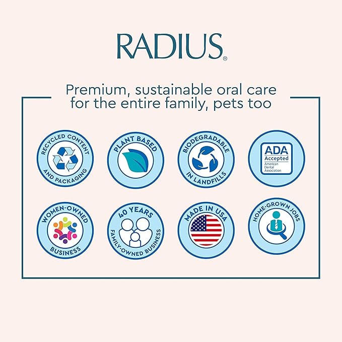 RADIUS Children's Toothpaste, Coconut Banana, 3 oz, Non-Toxic Chemical-Free Gluten-Free, Designed to Improve Gum Health & Prevent Cavities, Pack of 2