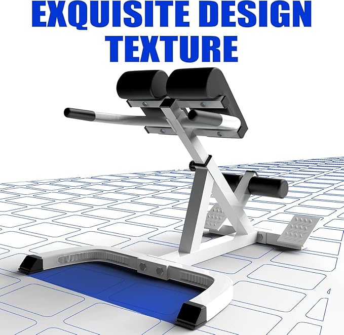 Roman Chair,Back Extension Bench,Multi Functional Ab Bench, Hyperextension Bench Abdominal Exercise, Leg Strength Trainer Home Men Women Full Body-StrideForce Fitness