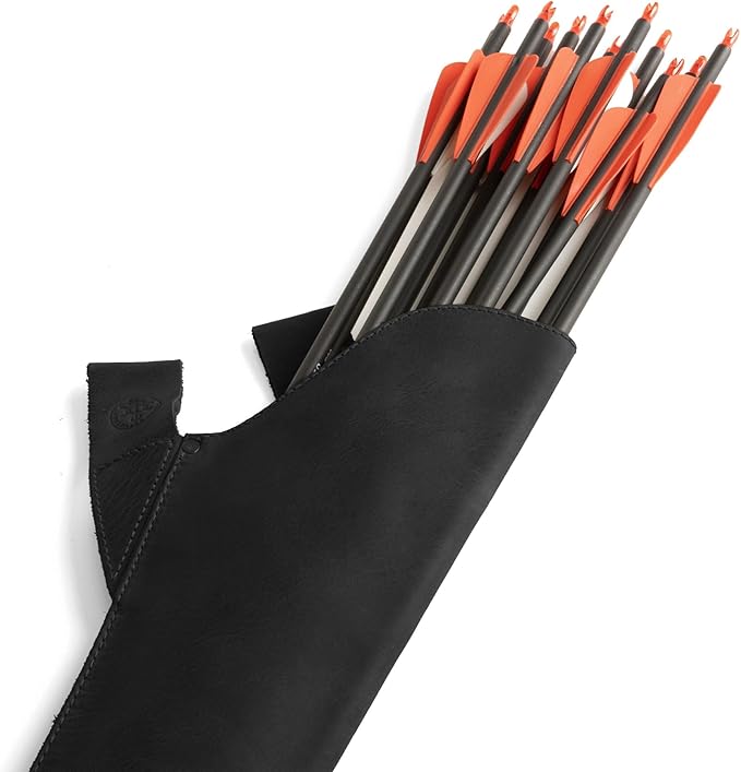 Leather Hip Quiver for Arrows, Hunting Quiver Arrow Holder, Archery Quivers Holder, Best Compound Bow Arrow Quiver for Recurve Bow, Back Quiver, Design for Archery Crossbow Quiver-StrideForce Fitness