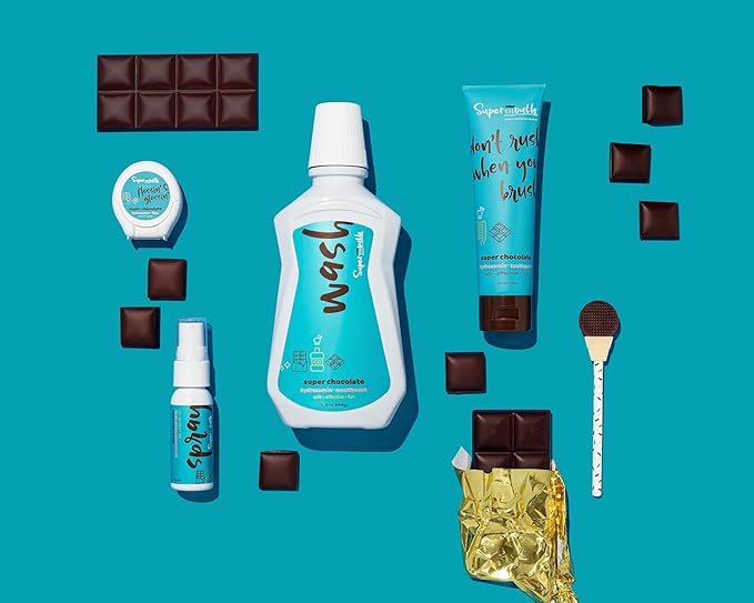 SuperMouth® Single Scoop Tongue Scraper for Toddlers & Kids Ages 2-5 – Dual-Sided Brush & Scraper Removes Odor-Causing Buildup, Fights Bad Breath, Gentle Easy-Grip Design, 3 Scents, Early Oral Care