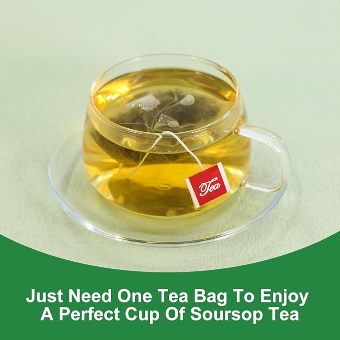 TEARELAE - Soursop Leaves Tea - 1.5g x 50 Count - 100% Pure Soursop Graviola Leaves Tea Bag - Country of Origin Thailand - Support Digestion & Rich In Nutrients-StrideForce Fitness