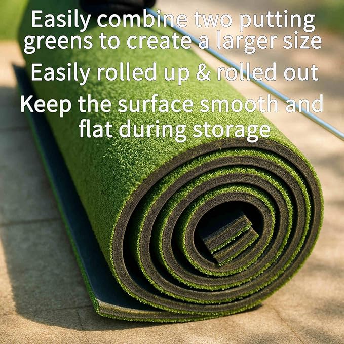 Putting Green Outdoor for Golf Practice Putting Matt for Indoors-StrideForce Fitness