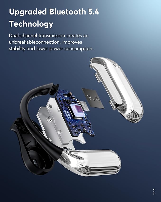 EUQQ AI Language Translation Earbuds, Bluetooth 5.4 Headphones Translator for 144 Languages & Accents-StrideForce Fitness