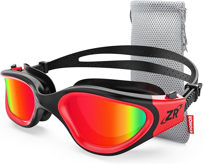 ZIONOR G1 Polarized Swimming Goggles for Unisex Adult Women Anti Fog 100% Anti UV Diving Goggles-StrideForce Fitness