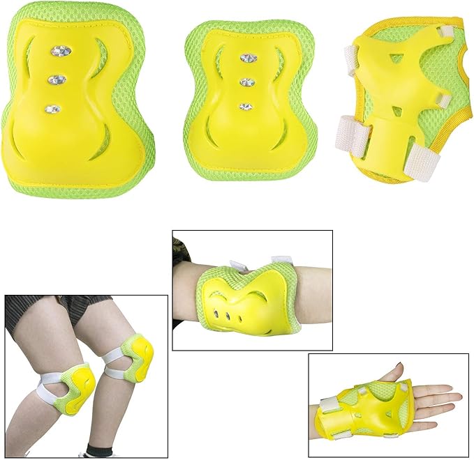 BOSONER Kids/Youth Knee Pad Elbow Pads Guards Protective Gear Set for Roller Skates Cycling BMX Bike Skateboard Inline Skatings Scooter Riding Sports-StrideForce Fitness