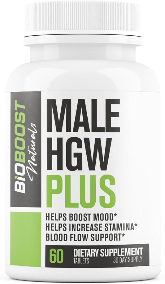Male Horny Goat Weed PLUS 8 Ingredients - Performance Pills for Men w/ Fast Acting Blood Flow to Boost Energy, Gain Muscle, Assist Circulation | 9 Smart Ingredients | 3rd Party Tested - 60 Capsules-StrideForce Fitness
