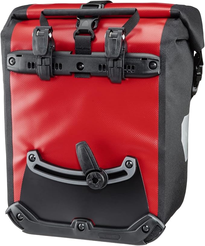 Ortlieb Sport-Roller Classic QL2.1 Panniers (Pair) RED-Black #F6302-StrideForce Fitness