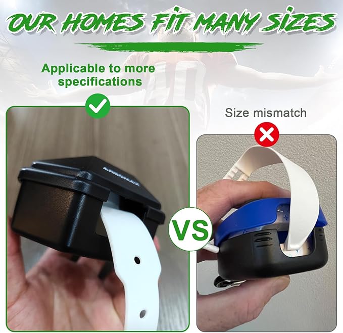 ARGOMAX Sports Lip Guard Case with Clip, Specializing Storage of Mouthguards with Lip Protection. Compatible with Various Brands of Football Lip Guard, Black+Orange.-StrideForce Fitness