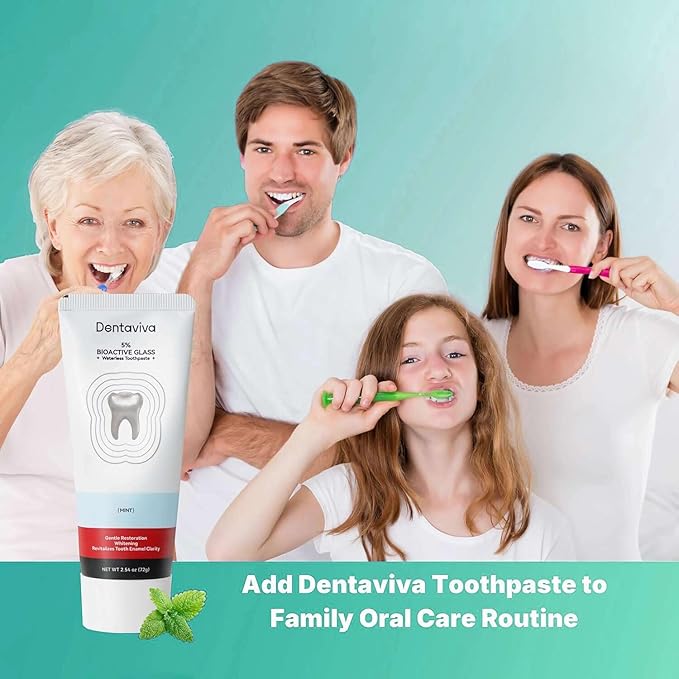 Gum Restore Toothpaste，Gum Repair for Receding Gums, Bleeding Gums Treatment, Fresh Mint Flavored，Bad Breath Rebuilds Enamel, Removes Plaque, Whitens Teeth – 2.54 Oz, Pack of 2