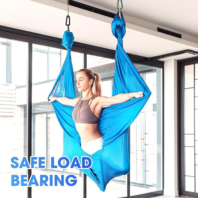 Heavy Duty Carabiner Clip, Steel Carabiners 1100lbs 3" D Shaped Spring Hook Small Clips for Hammocks, Hiking, Keychains, Outdoors and Gym, Dog Leash and Key Ring-StrideForce Fitness