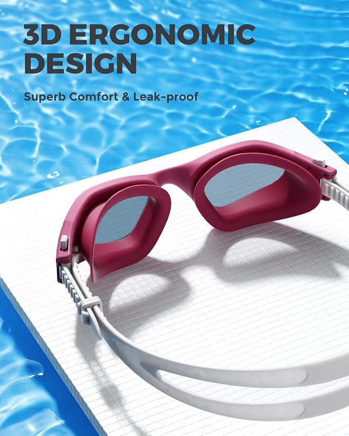 OMID Swim Goggles, P2 Polarized Swimming Goggles for Men Anti-fog Goggles Swimming for Adult Women-StrideForce Fitness