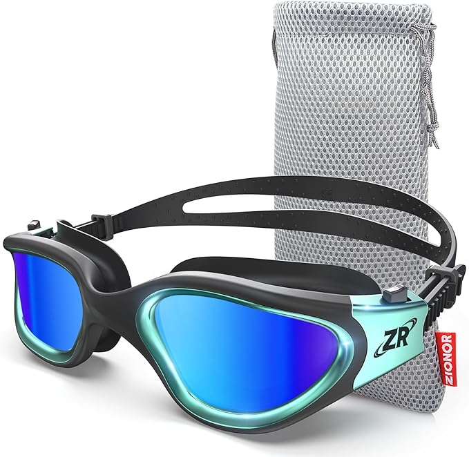 ZIONOR Swim Goggles, G1 MAX Polarized Anti-Fog Swimming Goggles for Men Women-StrideForce Fitness