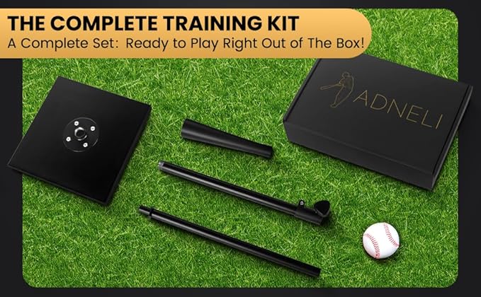 T-Ball Set with Baseball for Adults and Kids Softball Tees for Hitting T Ball Batting Tee Teeball Tee Batting Tees for Softball Batting Tees for Softball Tee Ball Set-StrideForce Fitness