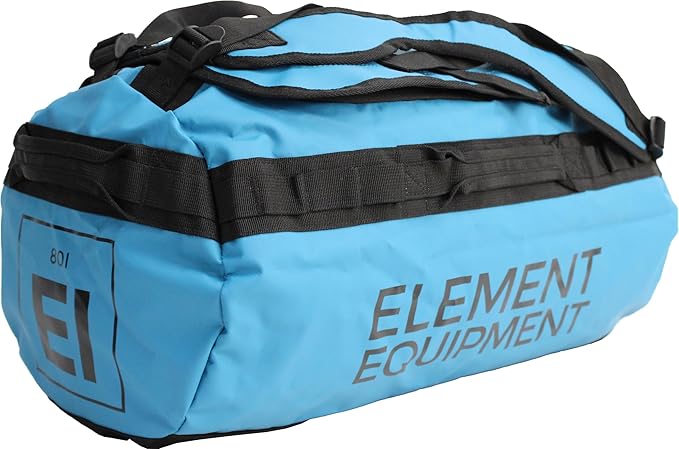 Element Equipment Trailhead Duffel Bag Shoulder Straps Waterproof Fjord Reef Large-StrideForce Fitness