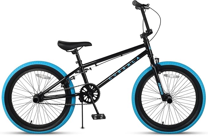 Freestyle BMX Bike, 18 20 Inch Kids Bicycle for 5-13 Years Old Kids and Beginner Level Rider, Multiple Colors-StrideForce Fitness