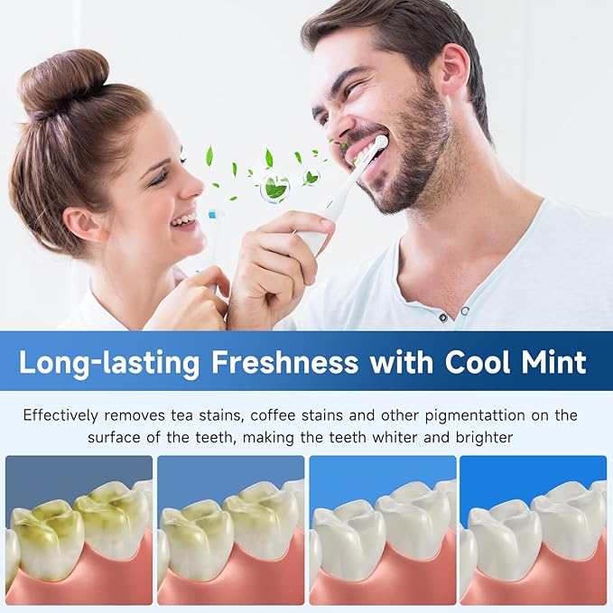 Set 2-Pack Hydroxyapatite Toothpaste for Teeth Remineralization, Enamel Repair, Sensitivity Relief & Whitening Fluoride-Free, Deep Cleaning Care, Fresh Breath