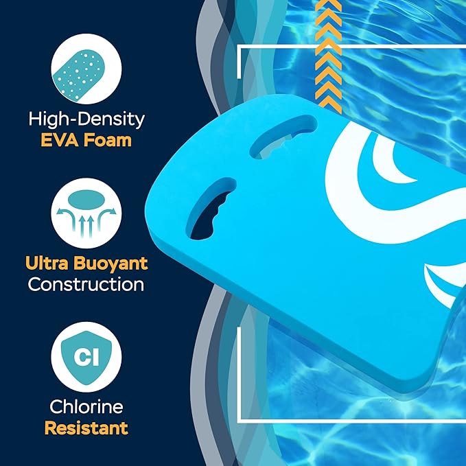 Sunlite Sports Swimming Kickboard - One Size Fits All - A Great Training Aid for Children and Adults-StrideForce Fitness