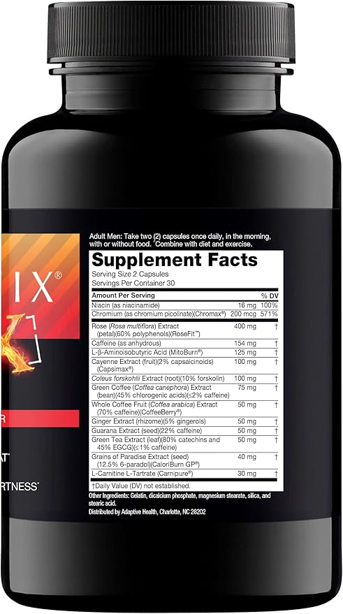 Nugenix Thermo-X: Thermogenic Fat Burner Supplement for Men, Extreme Metabolic Accelerator, 120 Count-StrideForce Fitness