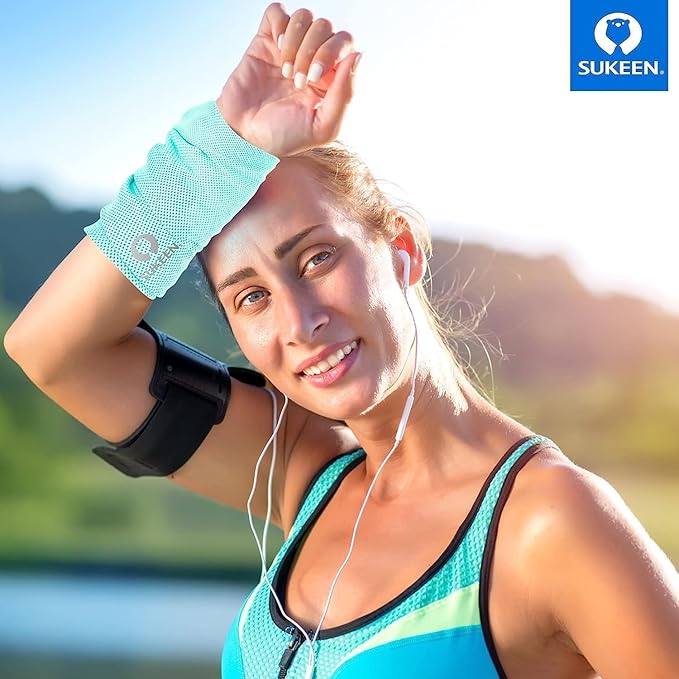 Sukeen Cooling Towel (40"x12"), Ice Towel Sets,Soft Breathable Chilly Towel,Microfiber Towel for Yoga,Sport,Running,Gym,Workout,Camping,Fitness,Workout & More Activities, 8 Pack-StrideForce Fitness