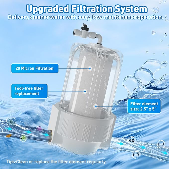 Ice Bath Water Chiller for Cold Plunge Tubs, 1/3 HP Upgraded Cold Plunge Chiller with External Filter & Pump, Energy-Efficient Cooling for Cold Therapy, Home & Outdoor Recovery-StrideForce Fitness