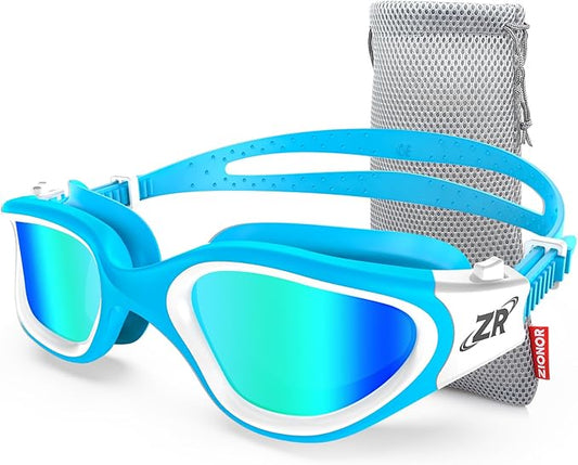 ZIONOR G1 Polarized Swimming Goggles for Unisex Adult Women Anti Fog 100% Anti UV Diving Goggles-StrideForce Fitness