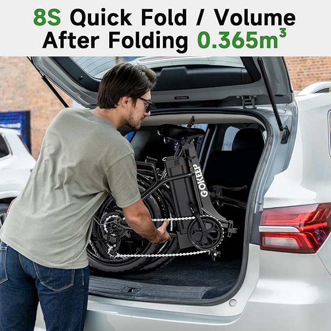 L20A Electric Bike for Adults – Rated 750W Fat Tire E-Bike with 52V 13Ah Battery, IPX65 Waterproof, Foldable Frame, and Advanced Safety Features-StrideForce Fitness