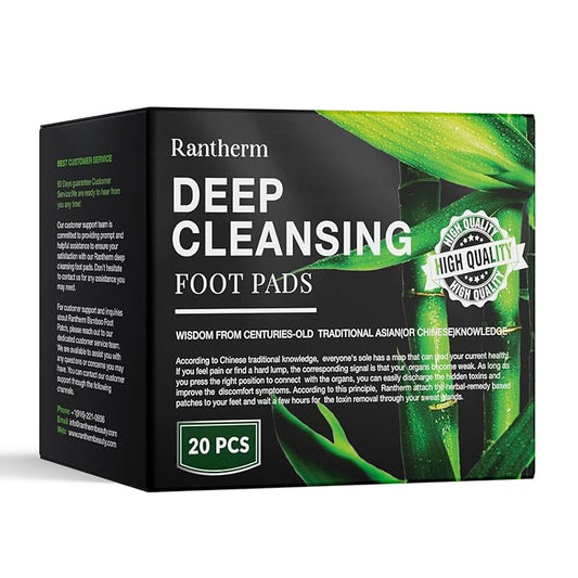 Foot Patches Pads for Deep Cleansing: Feet Patches Bamboo Wood Vinegar Ginger Foot Pads for Promoting Sleeping 20 Packs-StrideForce Fitness