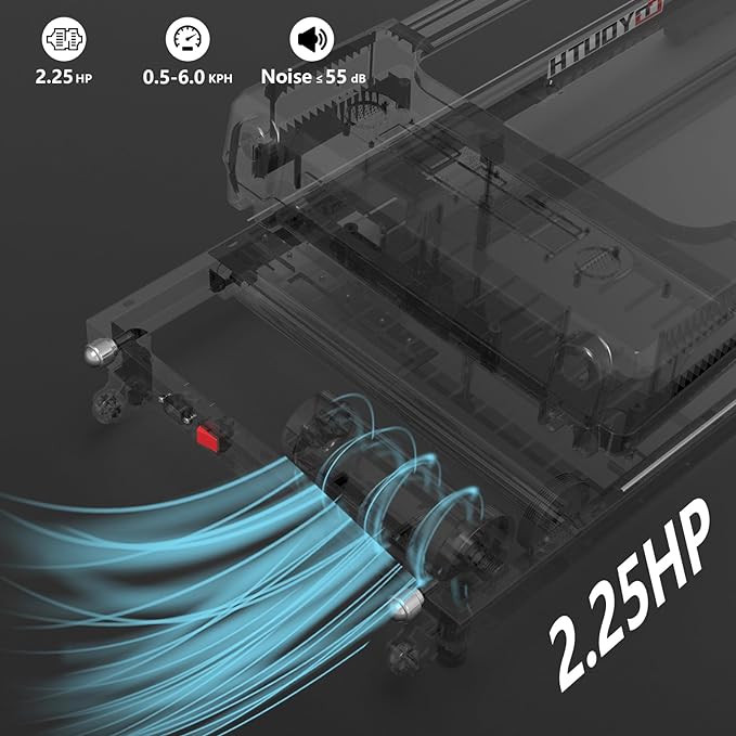 GOYOUTH 2 in 1 Under Desk Electric Treadmill Motorized Exercise Machine with Wireless Speaker, Remote Control and LED Display, Walking Jogging Machine for Home/Office Use-StrideForce Fitness