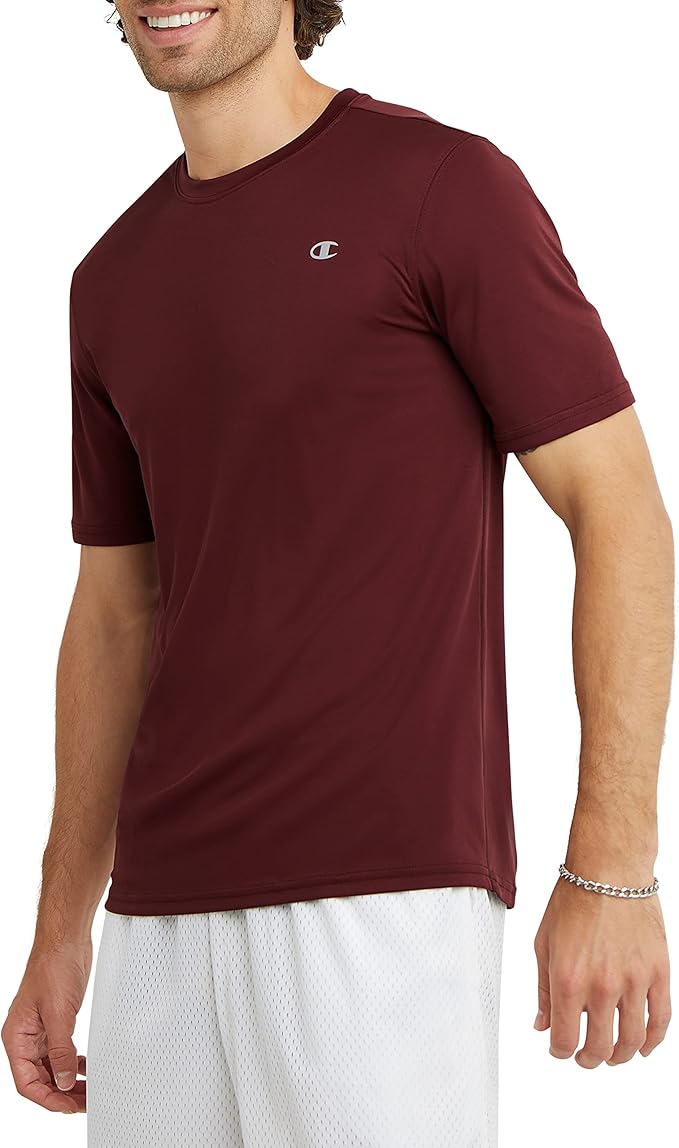 Champion Men's T-shirt, Sport Tee, Moisture Wicking, Anti Odor, Athletic T-shirt for Men (Reg. Or Big & Tall)-StrideForce Fitness