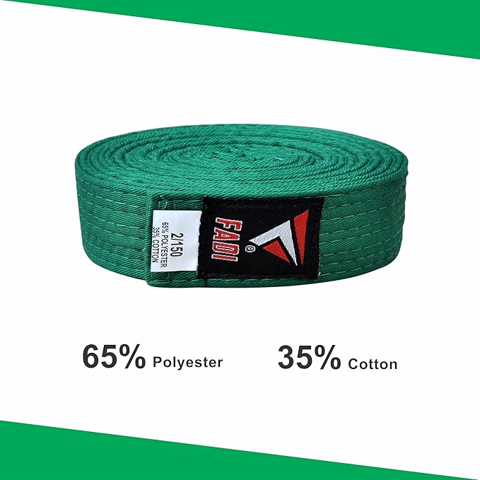 Martial Arts Belt for Karate, Judo, Aikido and Taekwondo - Durable Cotton-Polyester Blend for Adults and Kids-StrideForce Fitness
