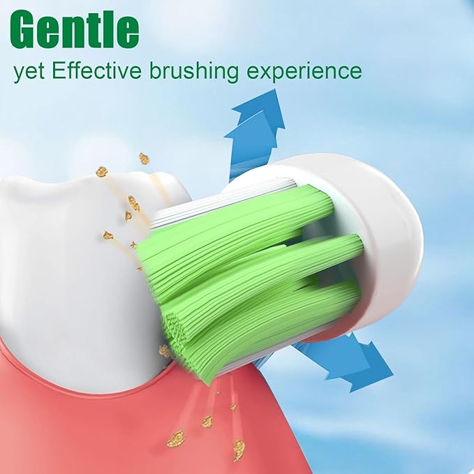 Toptheway Toothbrush Replacement Heads Compatible with Philips Sonicare ProtectiveClean DiamondClean C2 C1 G2 W 4100 5100 5300 Plaque Control, 10 Pack