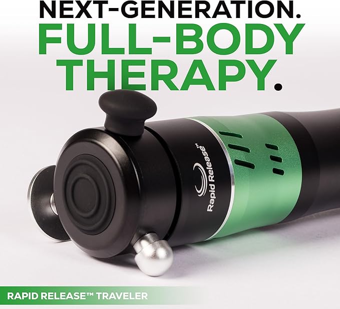 Rapid Release Traveler Cordless Handheld Muscle Massager – Rechargeable Compact Massager – Portable Massager for Face, Feet, Neck, Hands, TMJ – for Fitness and Health Enthusiasts-StrideForce Fitness