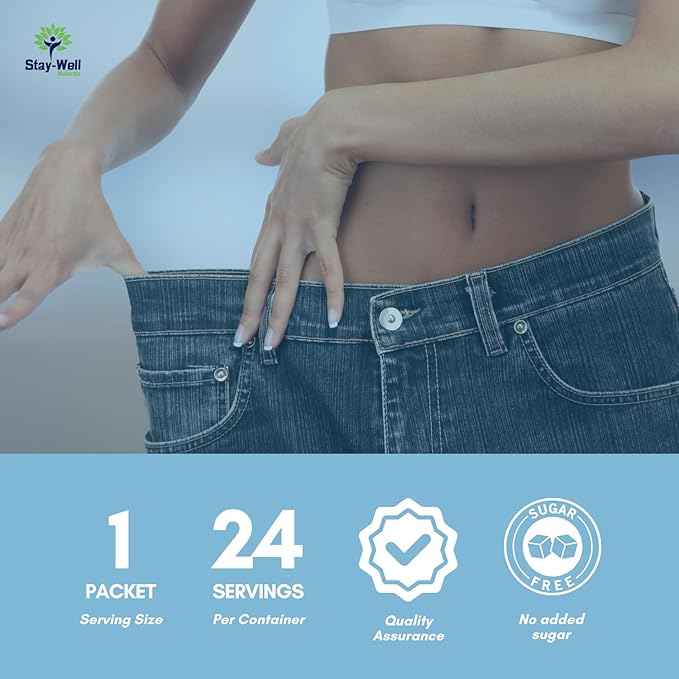 GLP-1 Supplement | Natural GLP-1 Production | GLP 1 Booster Drink Mix to Control Appetite and Cravings | Great Tasting Metabolic Support - Yerba Mate, Garcinia Cambogia, Berberine [Tropical Fruit]-StrideForce Fitness