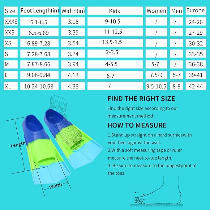 Kids Swim Fins,Short Comfortable Flippers for Lap Swimming and Training for Child,Girls,Boys,Beginners-StrideForce Fitness