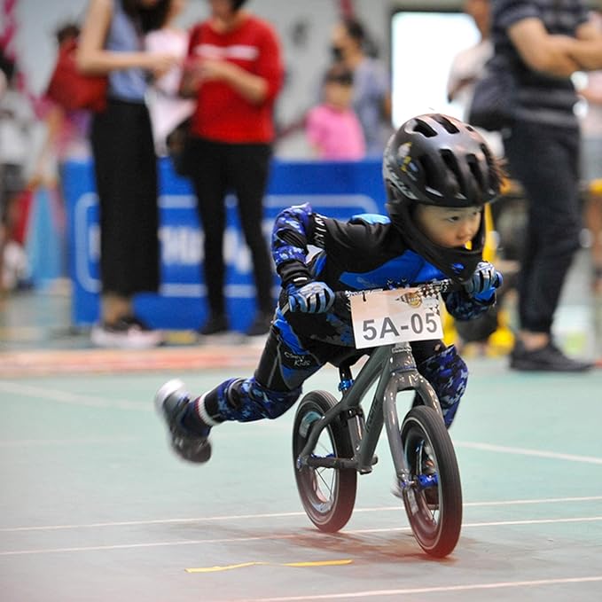 Soft-Style Kids Knee and Elbow Pads with Bike Gloves, Flexible Impact-Resistant Gear for Ages 2-11, Designed for Balance Bikes, Roller-Skating, and Skateboarding-StrideForce Fitness