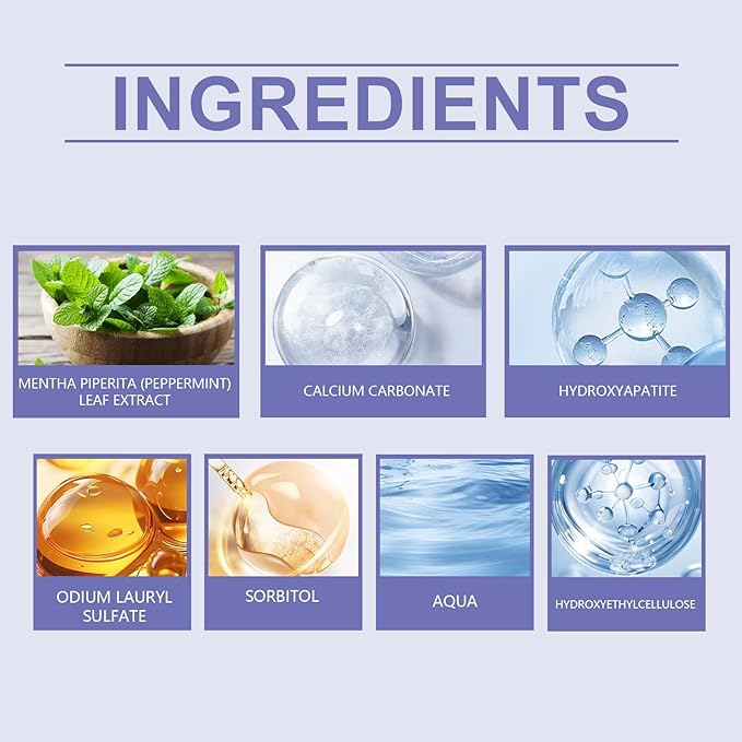 2 PCS 7.5% Hydroxyapatite Toothpaste for Enamel Repair & Sensitivity Relief, Nano Hydroxyapatite Toothpaste - Fluoride-Free Formula, Gentle and Effective Formula, Fresh Breath (2 x 120g)