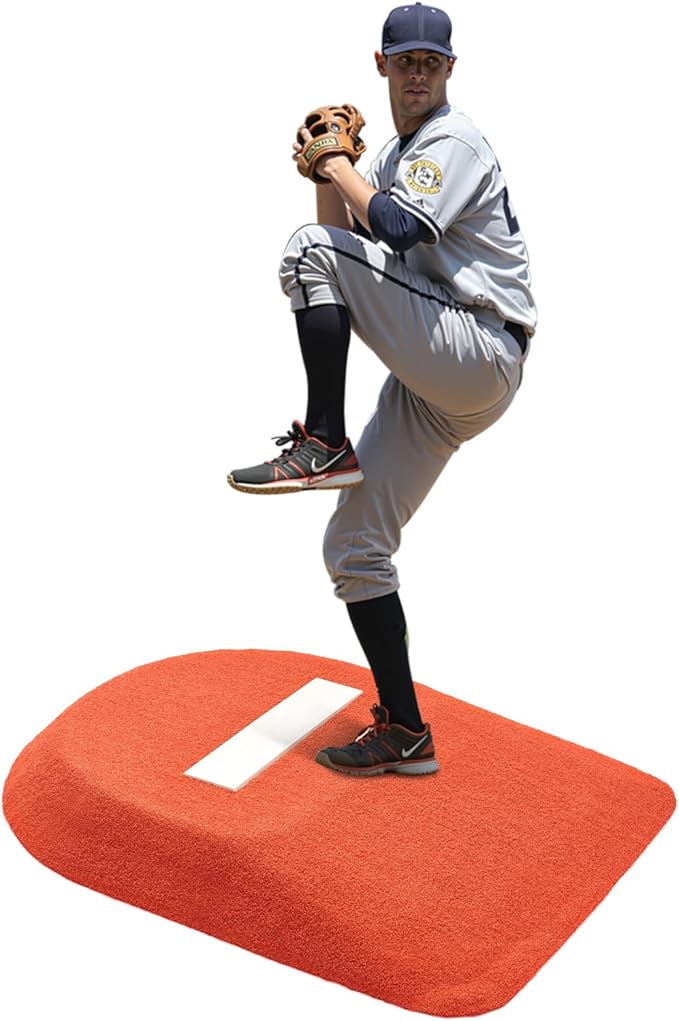 VEVOR Pitching Mound, Baseball Game Mound, Indoor/Outdoor Pitching Practice and Training Equipment, Softball Pitching Aids with Antifade Turf and Pitching Rubber-StrideForce Fitness