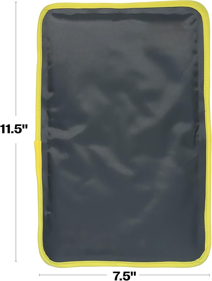 Hot & Cold Reusable Gel Packs (Medium, 1 Pack) Flexible Soft Compress - Ice & Heat Therapy for Injuries, Back, Shoulder, Hip, Knee, Joint Pain, Swelling, Bruises, Post Surgery - Sport Temp-StrideForce Fitness