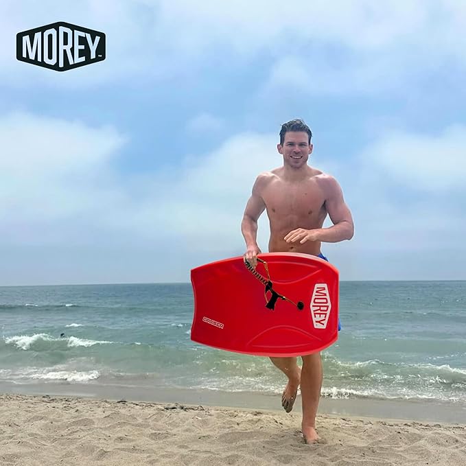 MOREY® Cruiser, The Original Bodyboard; 42.5 in Full Size Body Boards for Beach, for All Skill Levels, Engineered with HDPE Slick Bottom for Speed, Front Deck Contours for Grip (2025 Model)-StrideForce Fitness