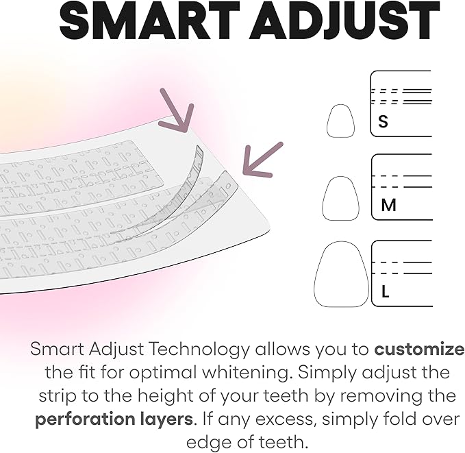 Lumismart Whitening Strips - Dentist-Designed for Sensitive Teeth