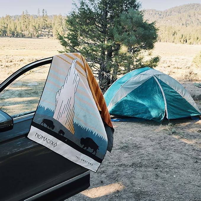 Nomadix Original Towel - Perfect for Beach, Pool, Travel, Camping, Yoga - Made with Recycled Materials - Super Absorbent - Sand Resistant-StrideForce Fitness