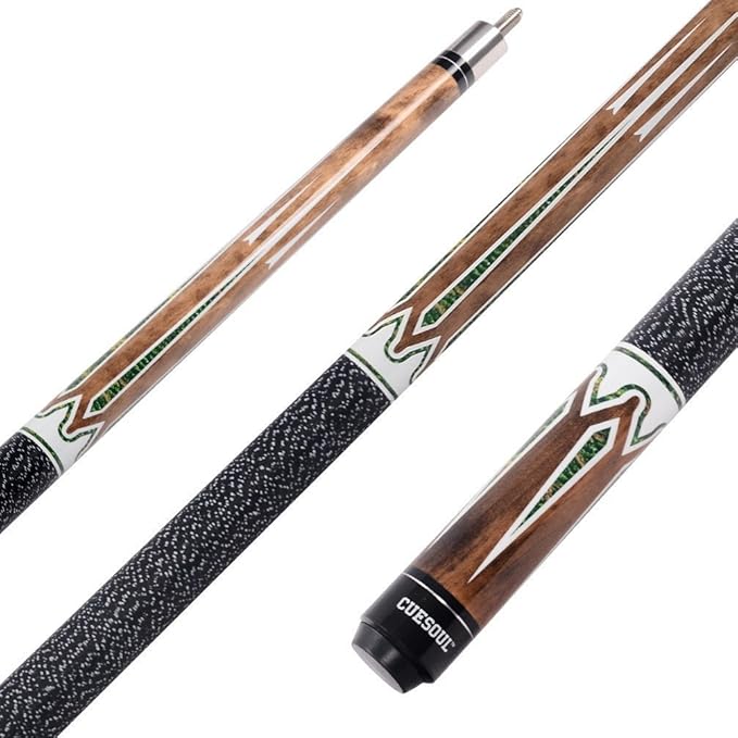CUESOUL 58 Inch 19oz/20oz Maple Billiard Stick Pool Cue Set 11.5mm/13mm Tip[Weight Adjustable]-StrideForce Fitness