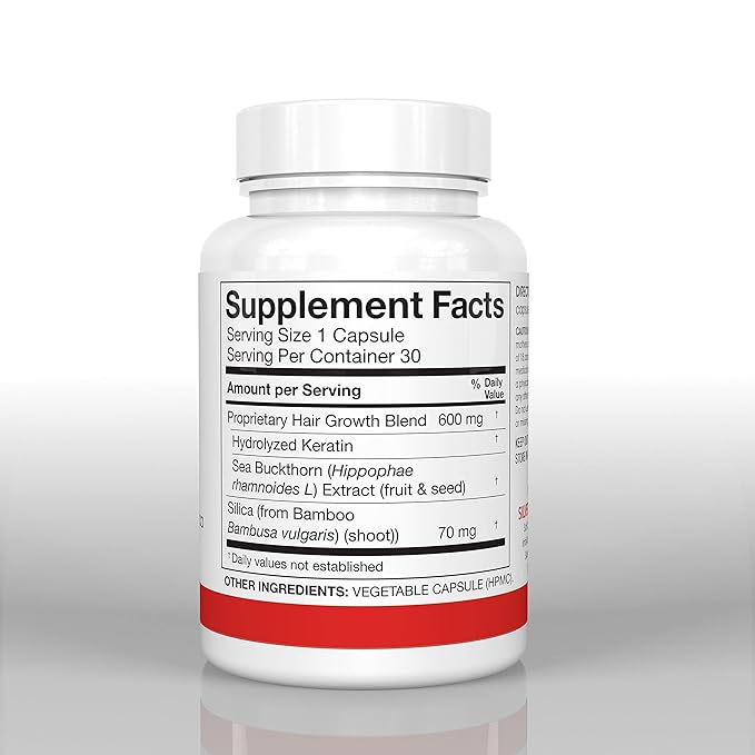 Silver Fern Hair Complex Hair Supplement - Each Bottle Contains a 30-Day Powder Supply - 1 Bottle-StrideForce Fitness